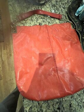 Badgley Mishka orange hobo, large